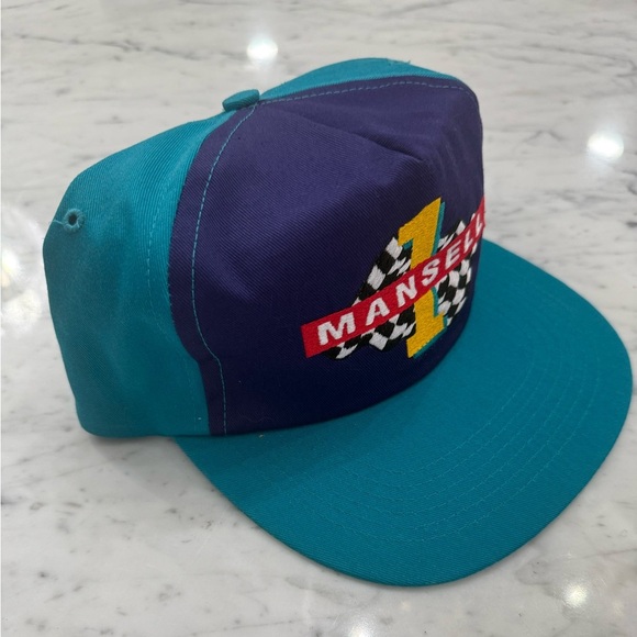 Vintage Mansell NASCAR Racing Hat Snapback 90s Texaco Havoline - Picture 3 of 6